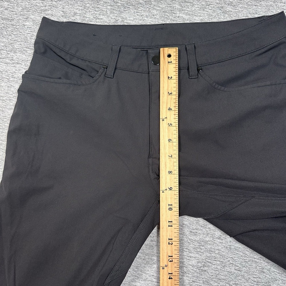 Lululemon Pants Mens 32x31 Black ABC Classic Warpstreme Business Chino City - Picture 4 of 9